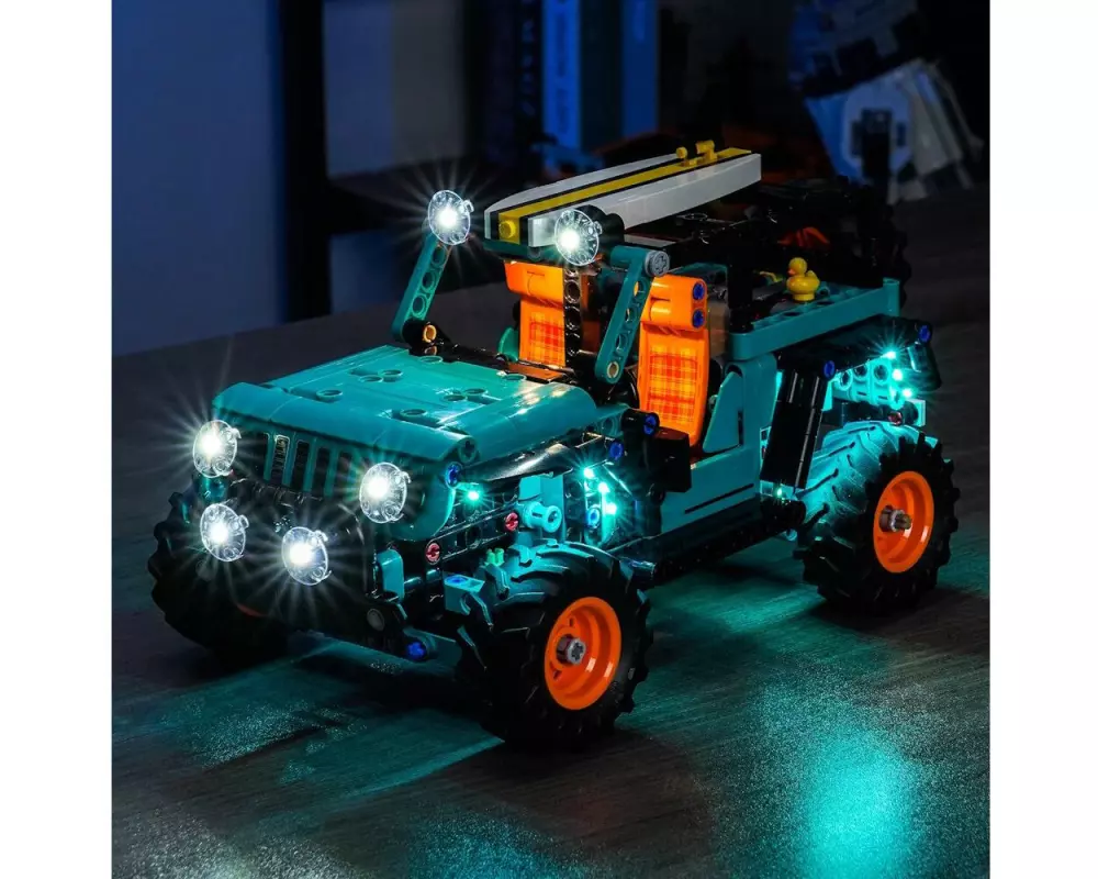 BrickBling LED-Licht-Set für LEGO 42227 Jeep Wrangler Rubicon