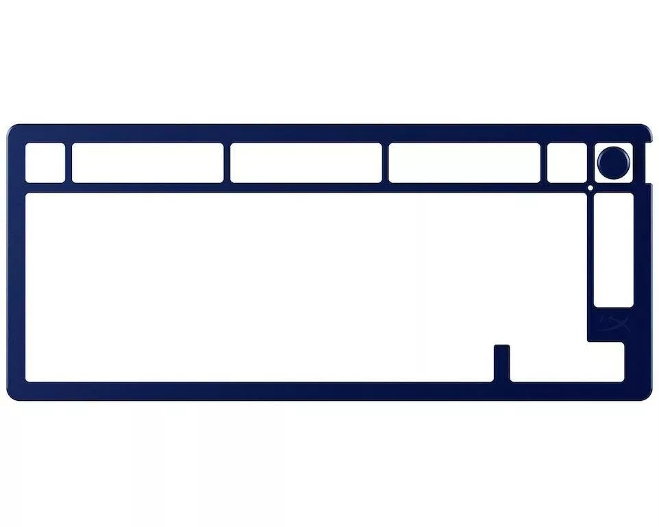 HyperX Alloy Rise 75 Top Plate marineblau