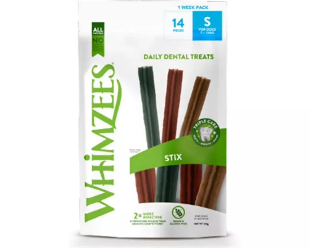 Whimzees Kausnack Stix S, 14 Stück