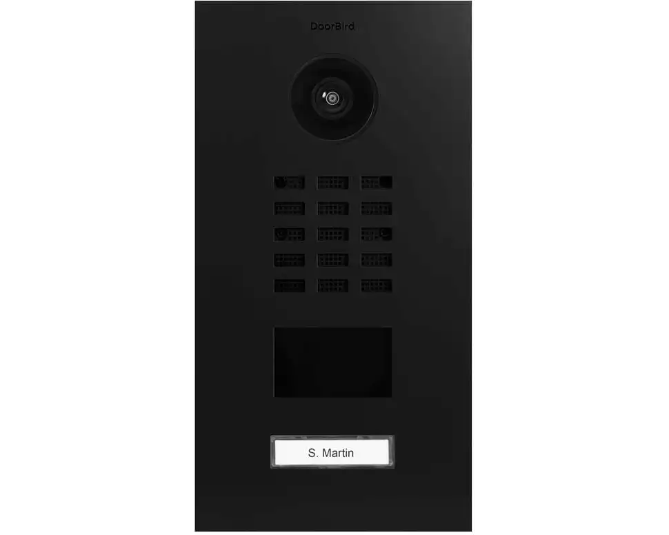 Doorbird IP Video Türsprechanlage D21xKH Graphitschwarz