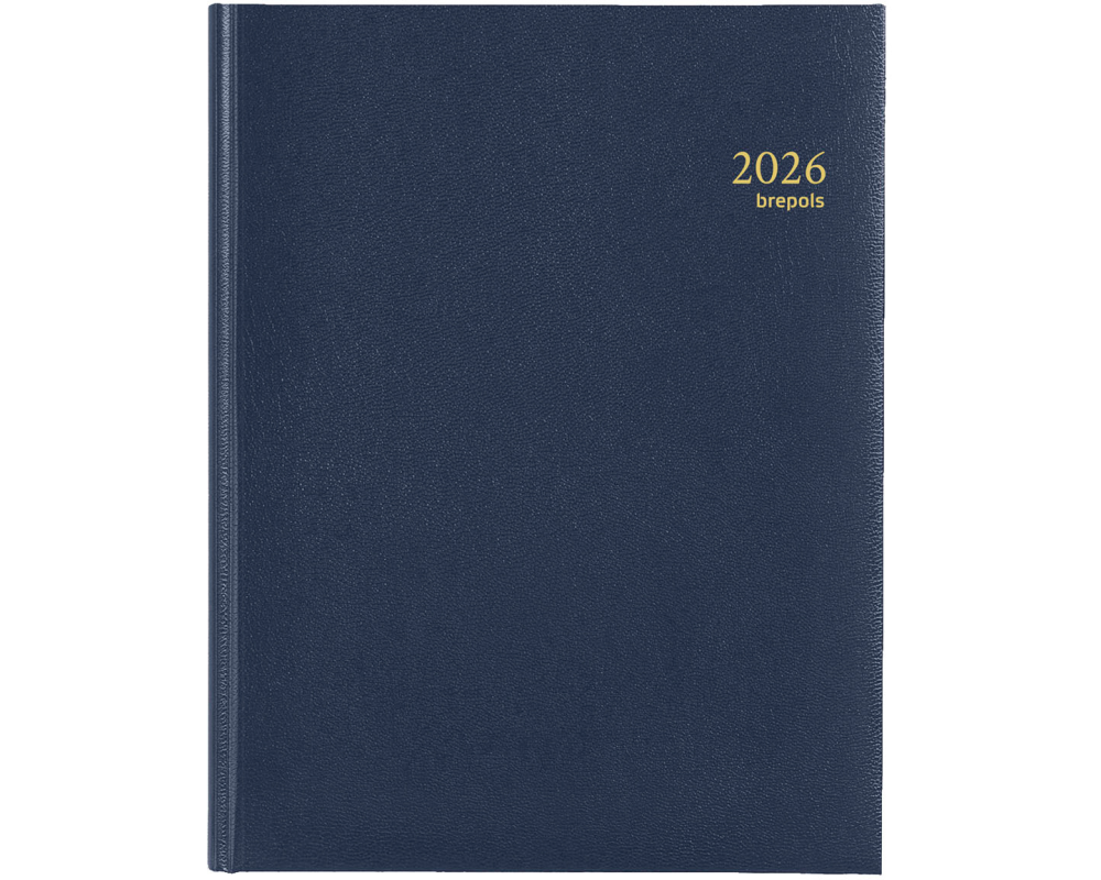 BREPOLS Agenda Timing Lima Kul. 2026 0.136.1256 1W/2S blau 17x22cm