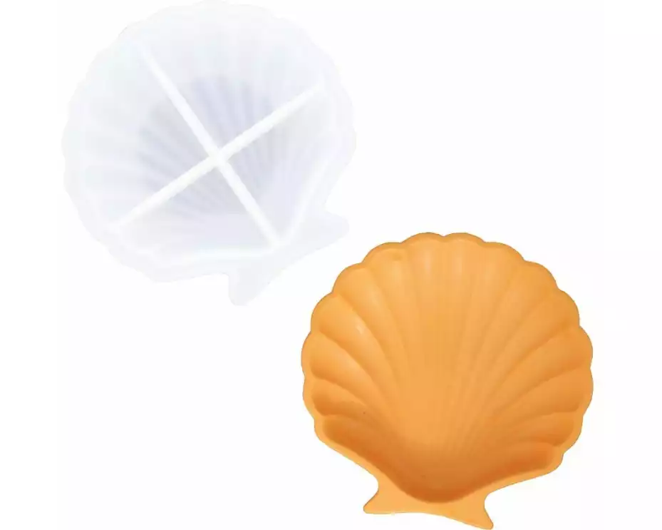 Jesmonite Giessform Muschel, 11 cm