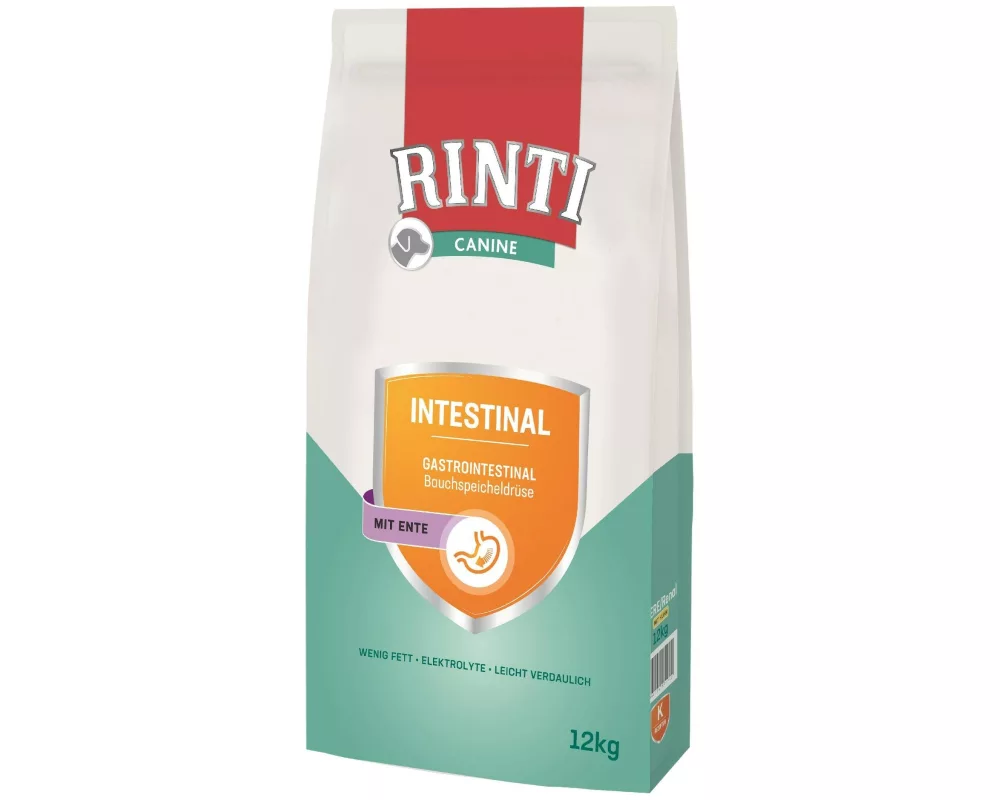 Rinti Canine Trockenfutter Intestinal Ente, 12 kg