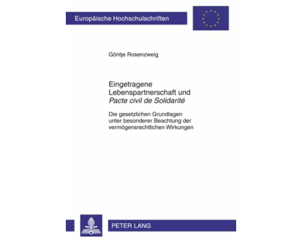 Eingetragene Lebenspartnerschaft und 'Pacte civil de Solidarité'