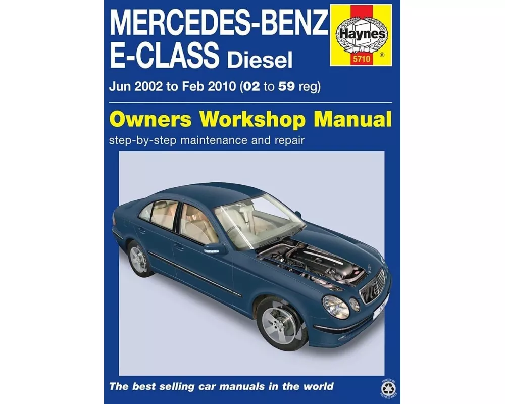 Mercedes-Benz E-Class Diesel (02 to 10) Haynes Repair Manual
