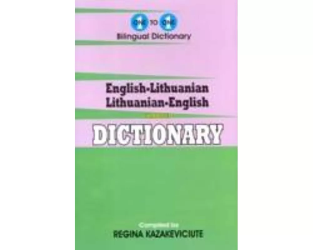 One-to-one dictionary