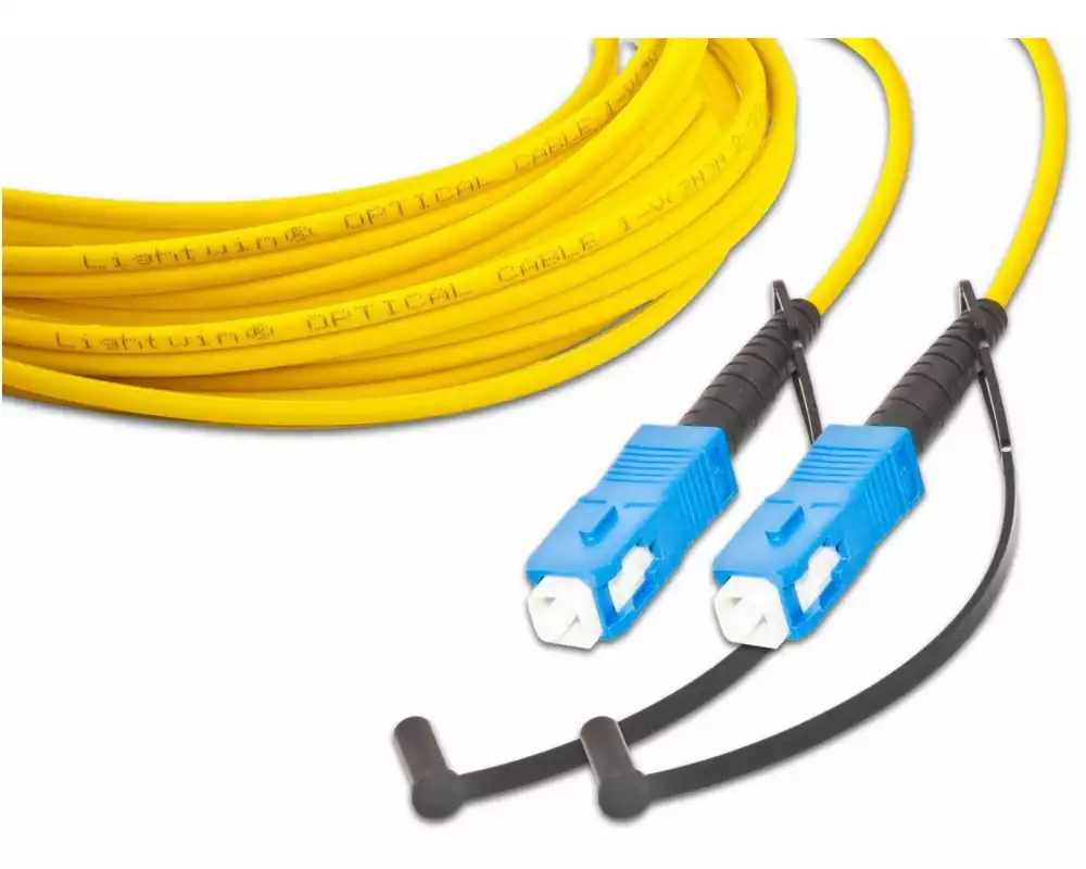 Lightwin LWL-Patchkabel Singlemode SC – SC, OS2, Simplex, 10 m