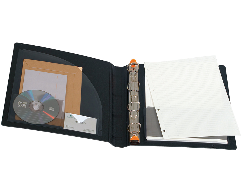 EXACOMPTA Ringbuch Exactive 3cm 51234E schwarz 4-Ring A4+