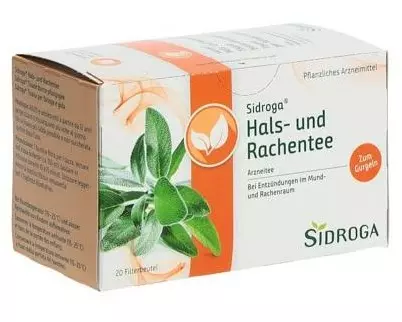 SIDROGA Hals- und Rachentee 20 Stück
