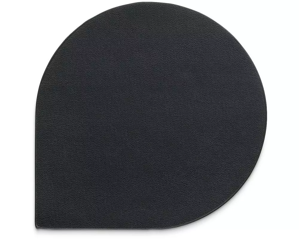 Kela Glasuntersetzer Edel 10 x 10 cm, Schwarz