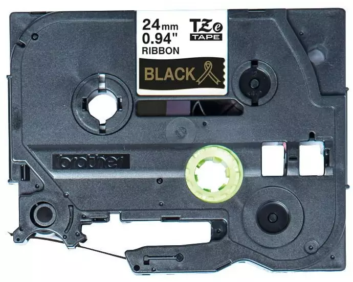 Brother Beschriftungsband TZe-R354 Gold auf Schwarz