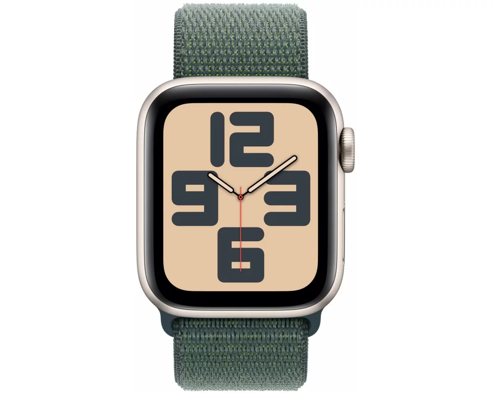 Apple Watch SE 2 40 mm LTE Starlight Alu Loop Lake Green