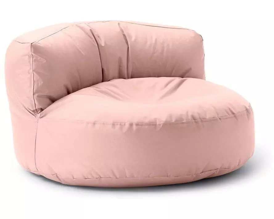 Lumaland Sitzsack-Sofa, 320 l Polyester (PES)/Textil, Hellrosa