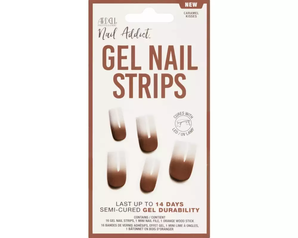Ardell Gel Nail Strips Caramel Kisses 16 Stück