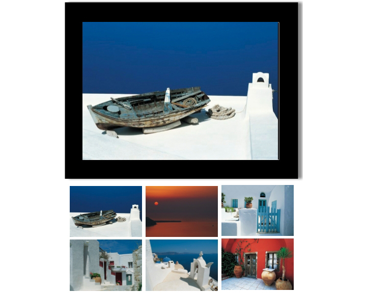 HASCHEMI Doppelkarten-Box 820 820 GRIECHISCHE INSELN