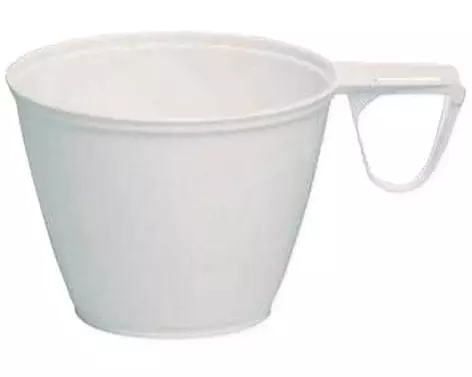 Haushaltsware Einweg-Kaffeebecher 160 ml, 50 Stück, Weiss