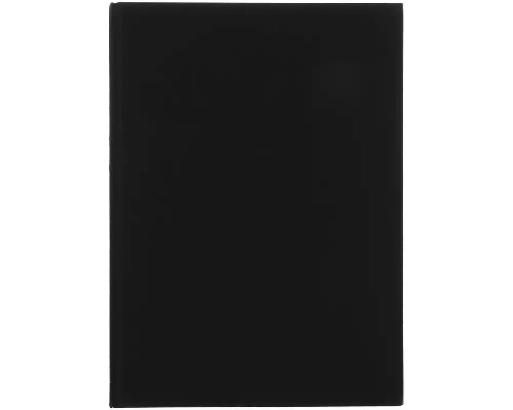 Neutral Notizbuch A4, Kariert, Schwarz