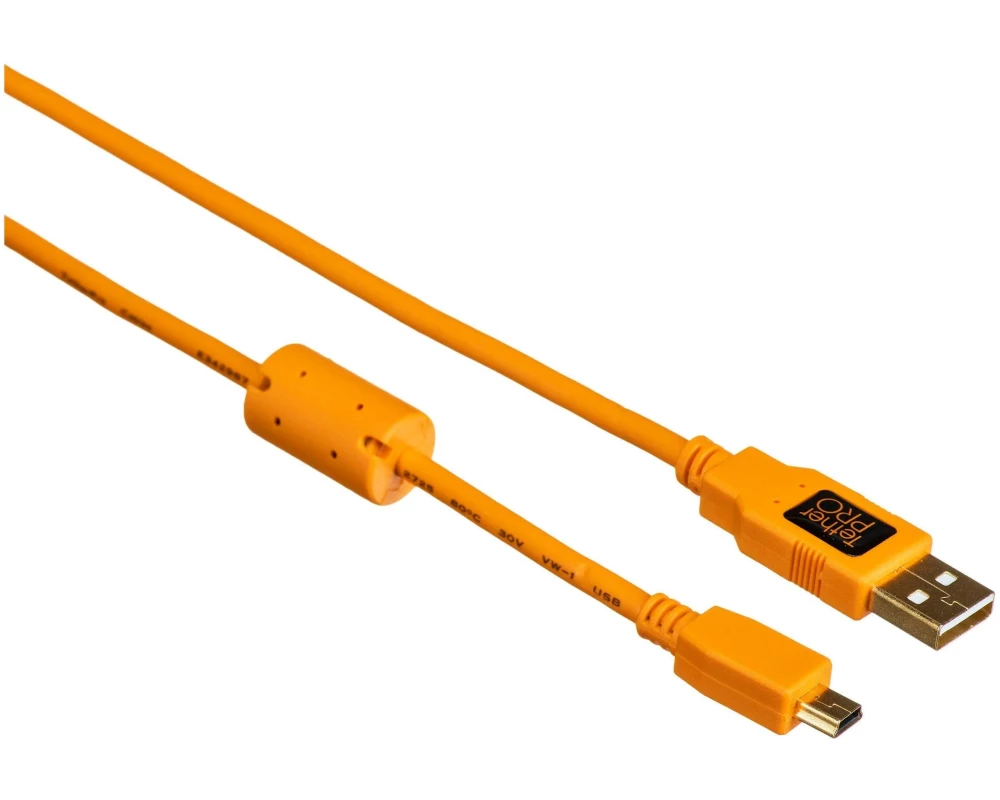 Tether Tools Kabel TetherPro USB 2.0 Typ A auf Mini-B 5-Pin, 30 cm