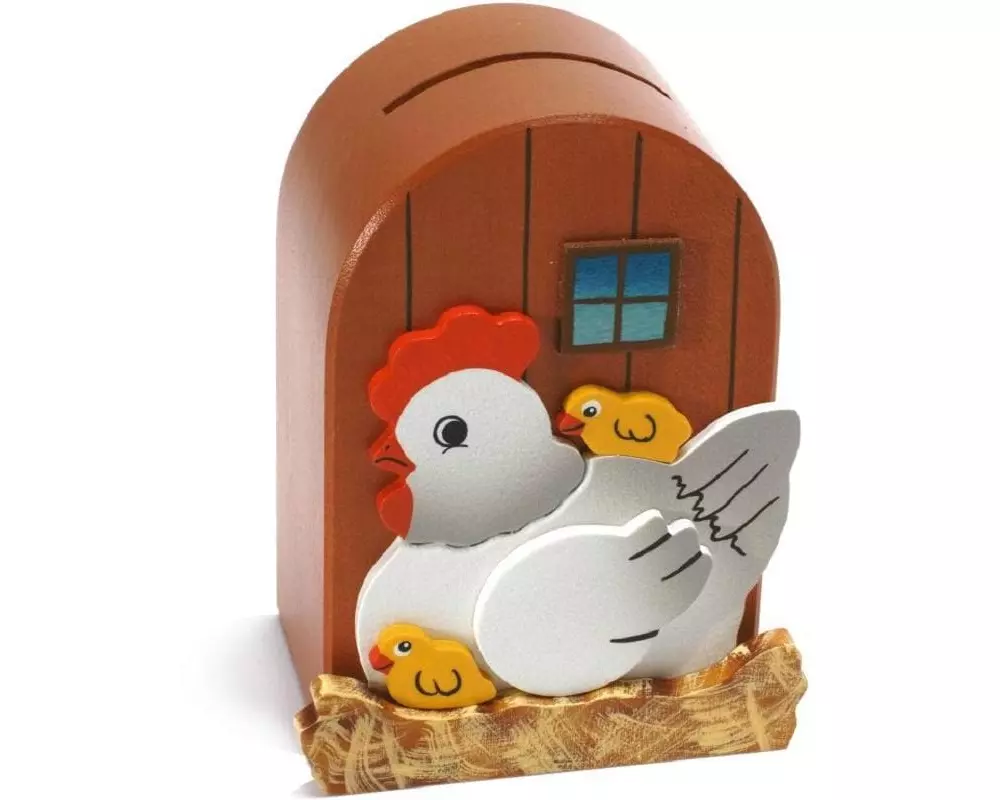 Weizenkorn Spardose Huhn