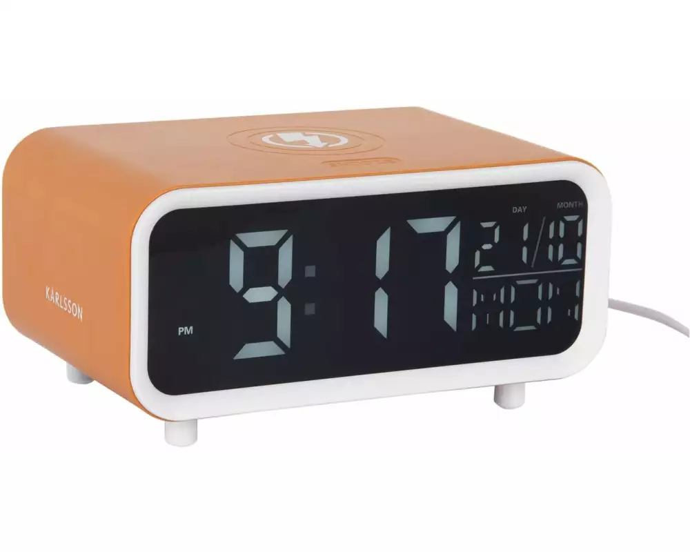 KARLSSON Digitalwecker Chunky Ochre yellow