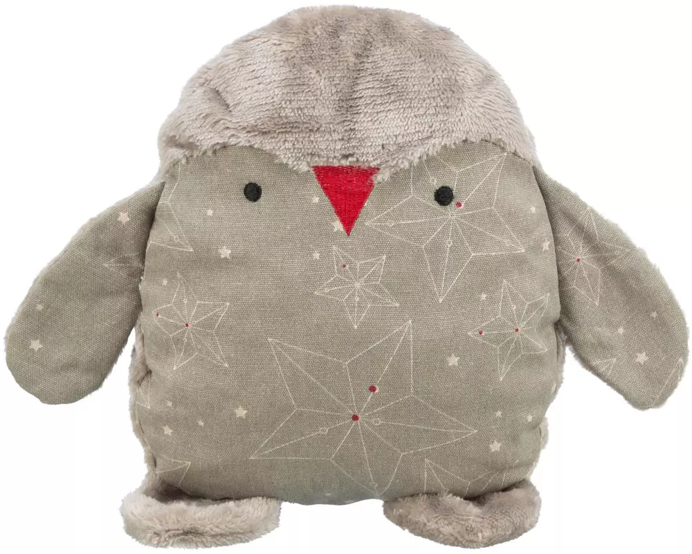 Trixie Hunde-Spielzeug Xmas Pinguin, 24 cm, Grau