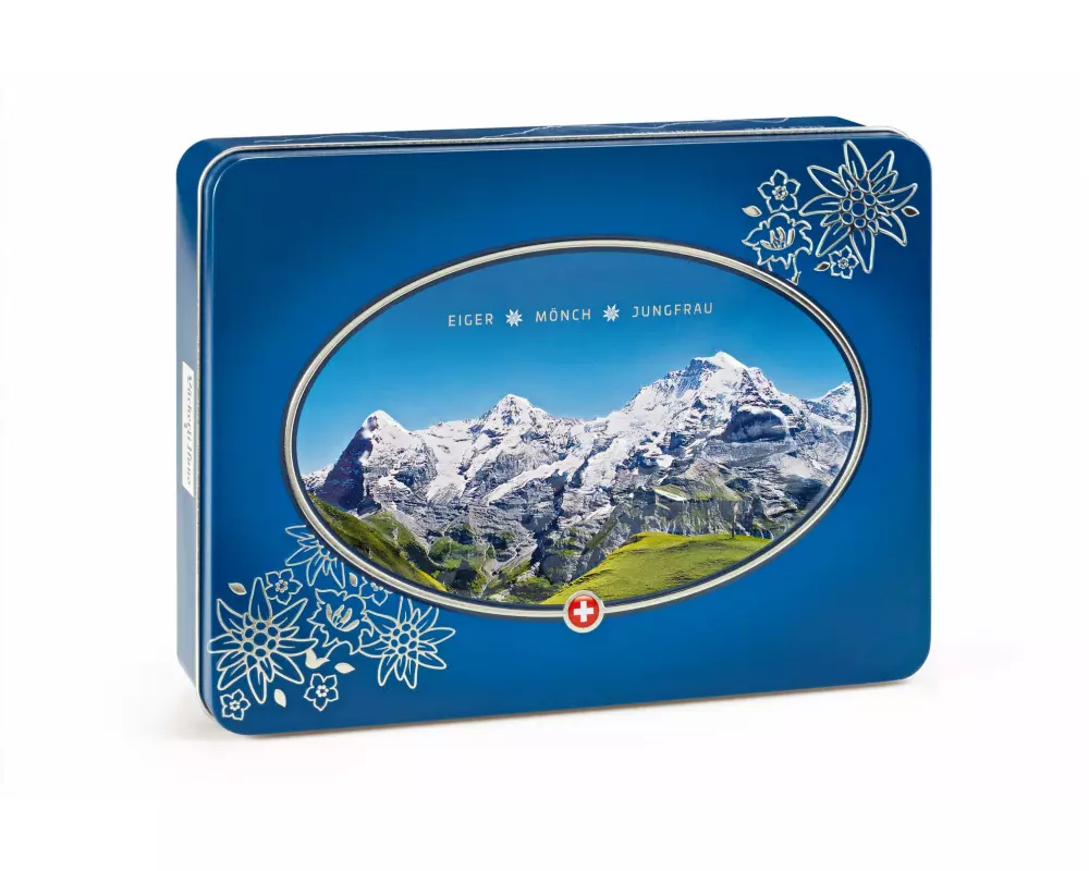 Läckerli Huus Dose Eiger, Mönch, Jungfrau 370 g