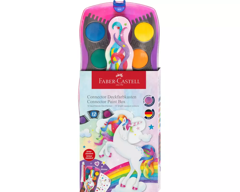 Faber-Castell Wasserfarbe Connector Einhorn, inkl. Deckweiss