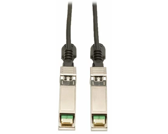 EATON TRIPPLITE SFP+ 10Gbase-CU, Passive, Twinax, Copper Cable, SFP-H10GB-CU50CM Compatible, Black, 20-in. 50.8cm