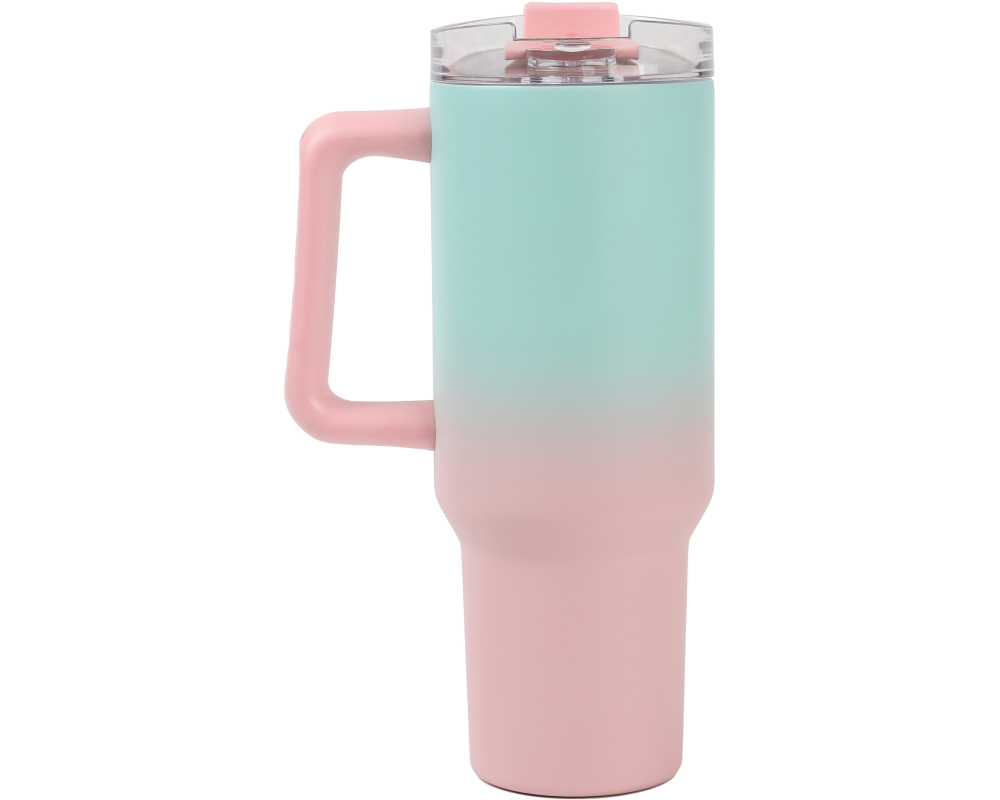 I-DRINK Thermobecher 1.2lt ID0255 aquablau/rosa