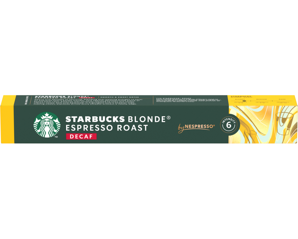 STARBUCKS Kaffeekapseln 10 Stk. 6222019 Decaf Blonde Espresso Roast