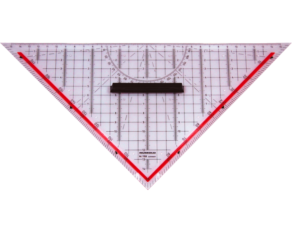 RUMOLD Techn. Zeichendreieck 30cm 1158