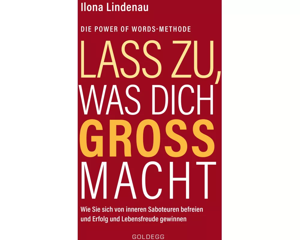 Lass zu, was dich groß macht