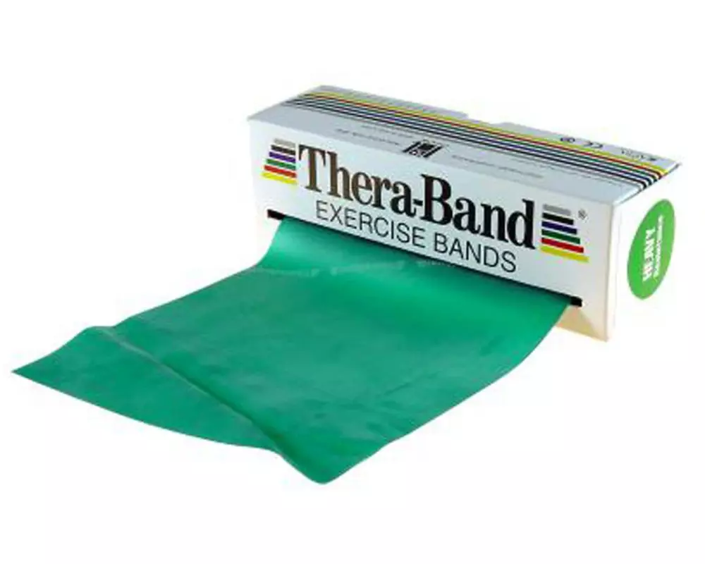 Thera-Band Fitnessband Grün, stark, 45.7 m