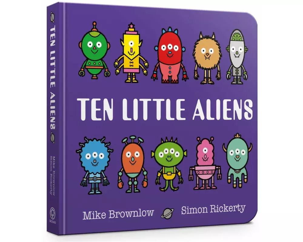 Ten Little Aliens Board Book