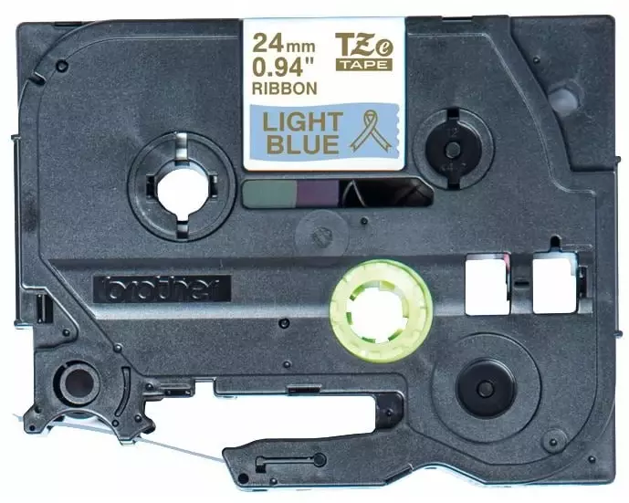 Brother Beschriftungsband TZe-RL54 Gold auf Hellblau
