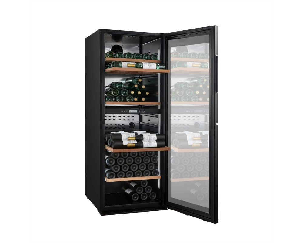 Climadiff Weinkühlschrank MILLESIME190DB, Freistehend, 2 Zonen, 193 Flaschen