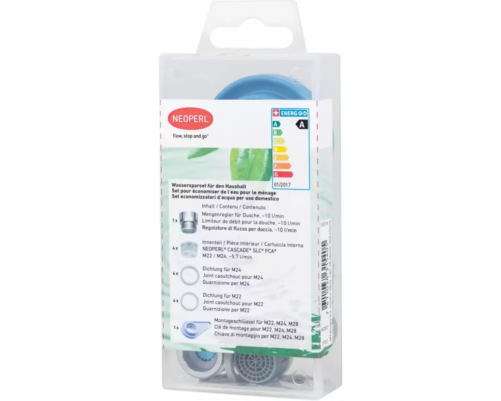 NEOPERL Wassersparset Cascade SLC AC 14-teilig, M22 / M24