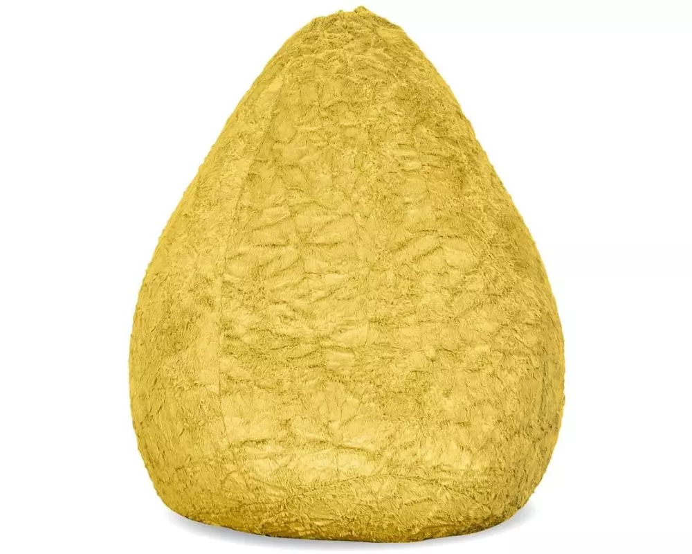 Lumaland Sitzsack Fluffy 120 l gelb