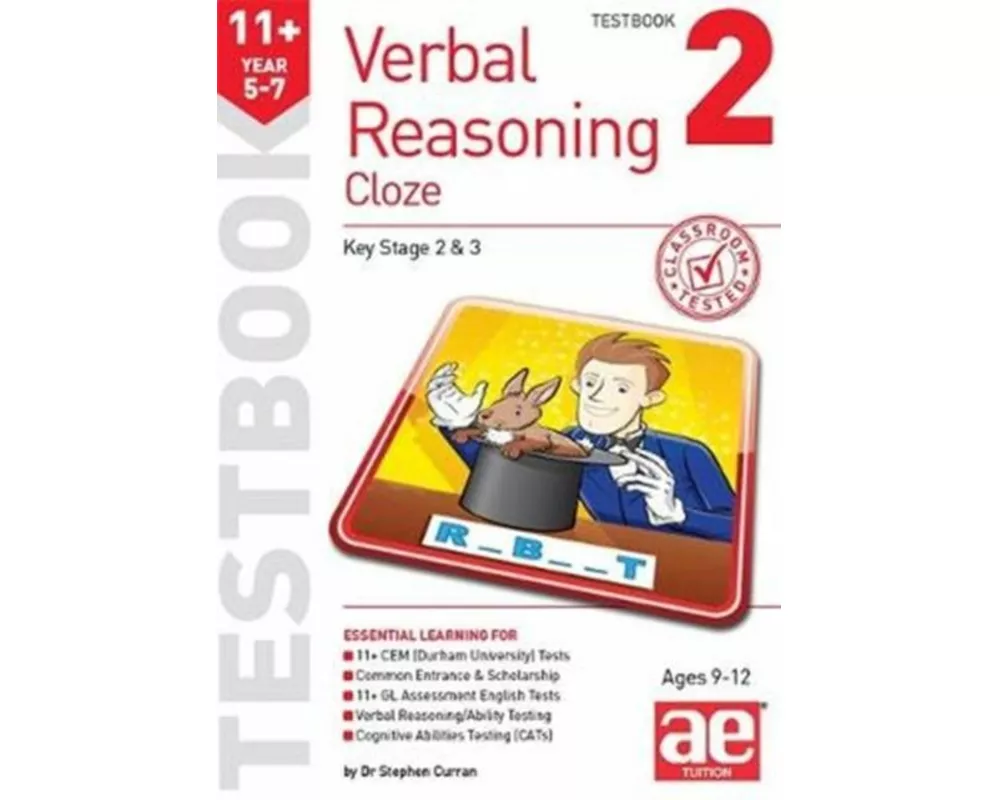 11+ Verbal Reasoning Year 5-7 Cloze Testbook 2