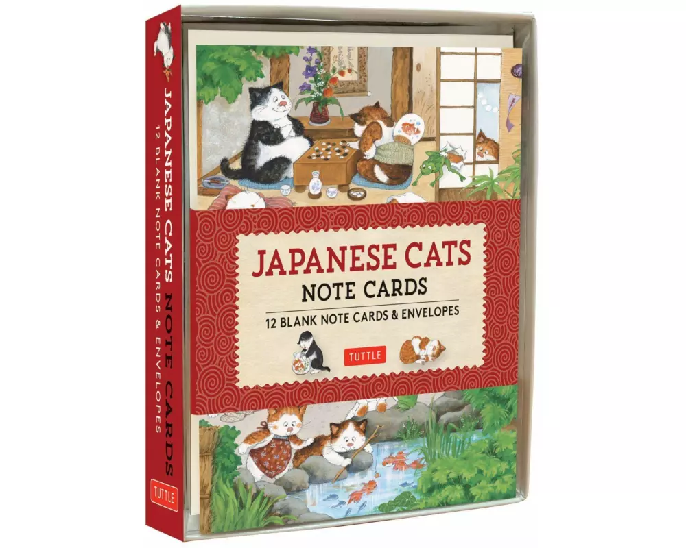Japanese Cats Note Cards