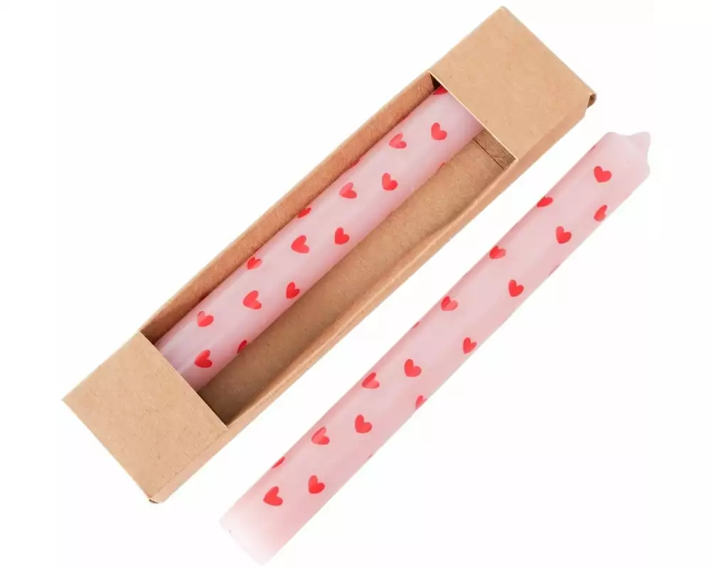 Boltze Kerzenset Lilin, 2-teilig, Rosa