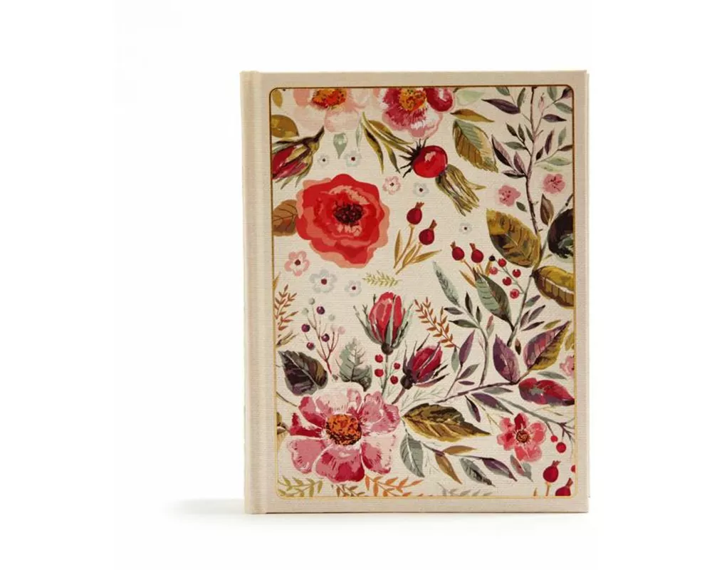 CSB Notetaking Bible, Floral Cloth-Over-Board