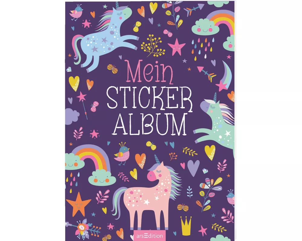Mein Stickeralbum – Einhörner
