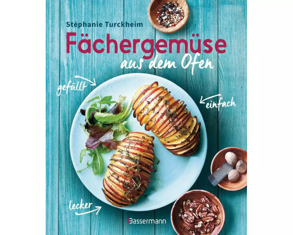 Fächergemüse (Hasselbackgemüse) aus dem Ofen – einfach, lecker, gefüllt. Rezepte, die selbst harte Gemüsemuffel weich werden lassen