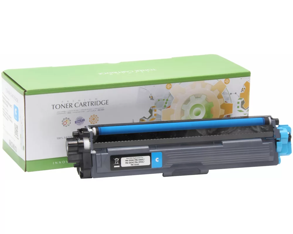 STATIC Toner cartridge compatible with Brother TN-221C/TN-225C/TN-245C cyan remanufactured 2.200 pages