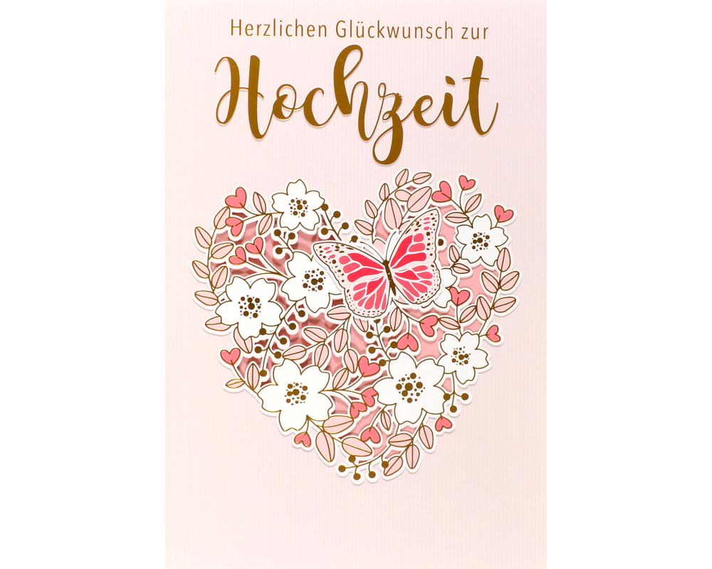 ABC Hochzeitskarte Lasercut 1120009300 B6