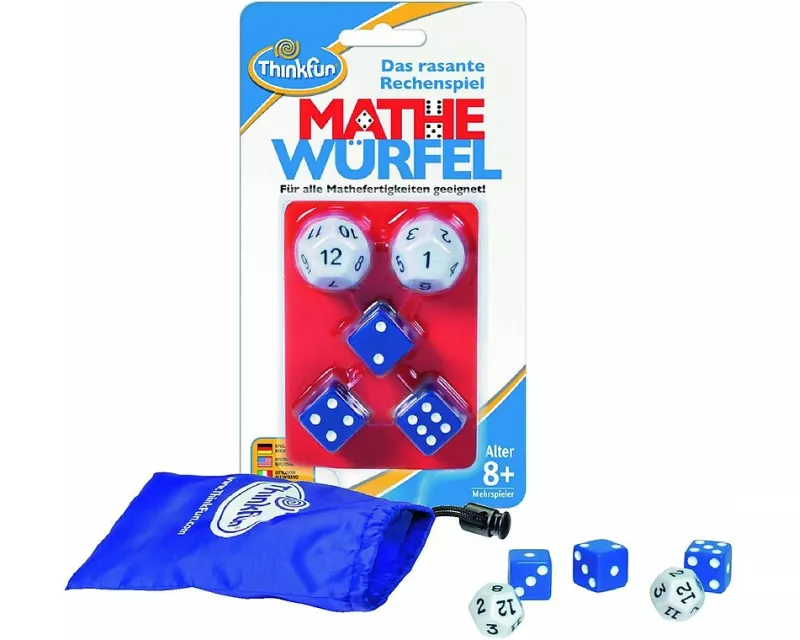 ThinkFun Mathe Würfel - Lernspiel ab 8 Jahre