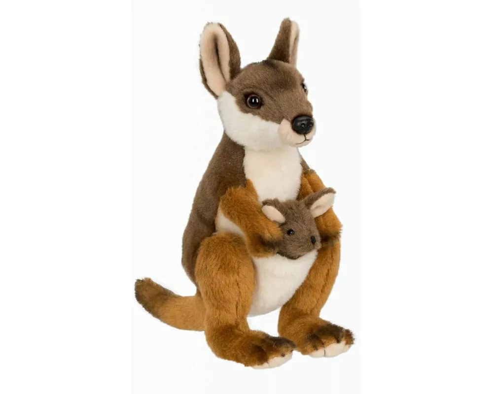 WWF Wallaby mit Baby 19 cm