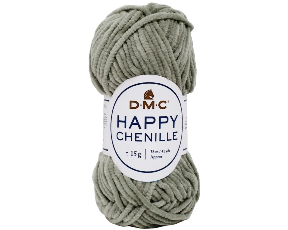 DMC Wolle Happy Chenille Khaki, 38 m