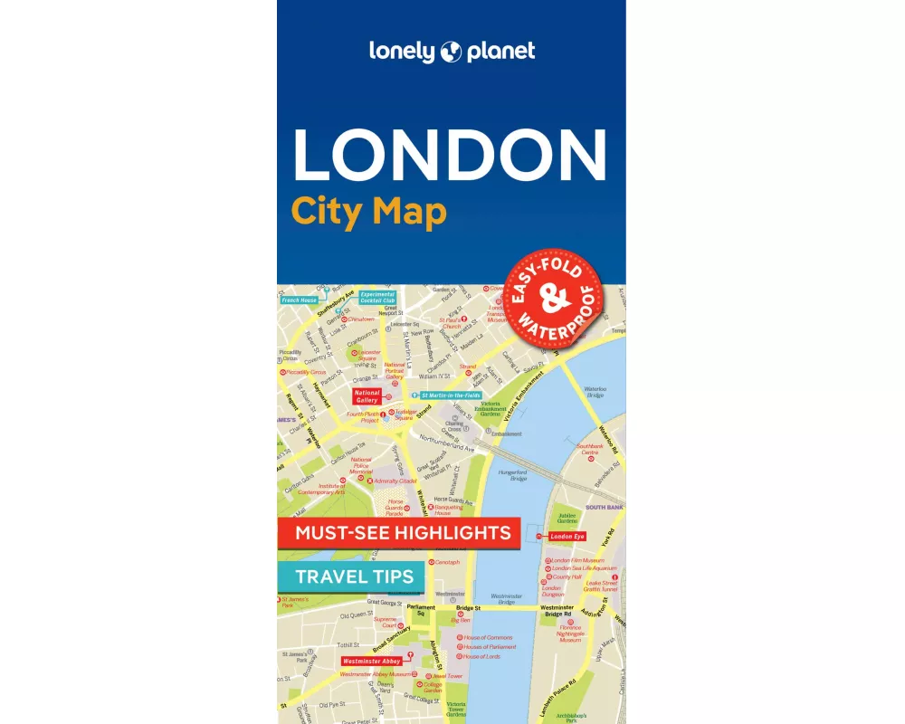 Lonely Planet London City Map